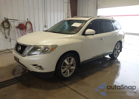 2015 Nissan Pathfinder Platinum from USA, damaged, VIN 5N1AR2MMXFC696002